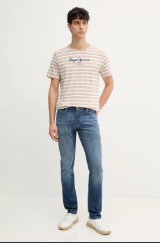 Хлопковая футболка Pepe Jeans