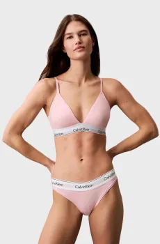 Женский розовый бюстгальтер LIGHTLY LINED TRIANG Розовый XL Calvin Klein 000QF5650E