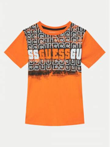Guess Футболка L5RI23 K8HM4 Оранжевий Regular Fit Guess Футболка L5RI23 K8HM4 Оранжевий Regular Fit