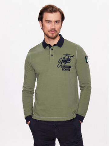 Aeronautica Militare Поло 231PO1669J565 Зелений Regular Fit Aeronautica Militare Поло 231PO1669J565 Зелений Regular Fit
