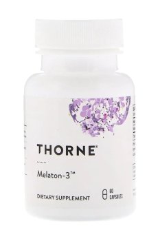 Мелатонин Thorne Research Melaton-3, 3 мг, 60 капсул
