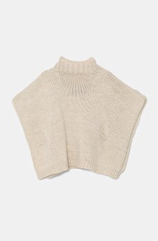 Пончо с примесью шелка United Colors of Benetton