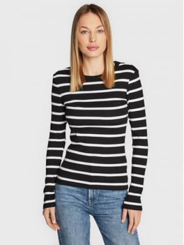 Gina Tricot Блузка Basic 18863 Чорний Regular Fit Gina Tricot Блузка Basic 18863 Чорний Regular Fit