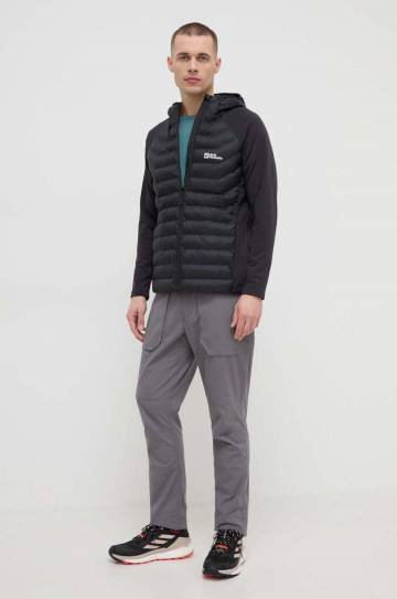 Спортивная футболка Jack Wolfskin Prelight Trail цвет зелёный однотонная Спортивная футболка Jack Wolfskin Prelight Trail цвет зелёный однотонная