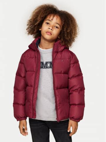 Tommy Hilfiger Пуховик Essential KB0KB08341 Бордовий Regular Fit Tommy Hilfiger Пуховик Essential KB0KB08341 Бордовий Regular Fit