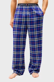 Мужские синие брюки в клетку FLANNEL Синий XL Tommy Hilfiger UM0UM03589