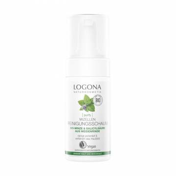 Очищающая мицеллярная пенка для лица Logona Purifying Micelle Cleansing Foam, 100 мл Очищающая мицеллярная пенка для лица Logona Purifying Micelle Cleansing Foam, 100 мл