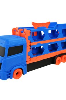 Игровой набор Shantou Jinxing Трейлер с машинками, в коробке, от 3 лет, 38*11*19 см, 7 предметов (MF-66888 (6))