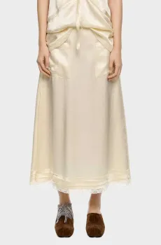 Женская бежевая юбка Бежевый M Bimba Y Lola 252BR4827.10090