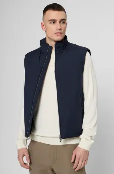 Мужской темно-синий жилет Синий 52 BOSS 50553613;404
