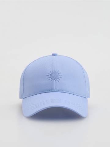Reserved - Бейсболка з вишивкою - світло-блакитний - 031IJ-50X