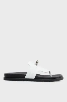 Женские белые кожаные вьетнамки Liora Белый 37 PRPY PRSLT1441W