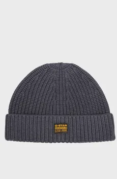 Мужская темно-синяя шапка Originals Синий ONESIZE G-Star RAW D24321,D167