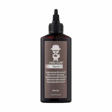 Мужской тонирующий шампунь для волос Barba Italiana Tintoretto Multi Level Grey Tonning Shampoo 7/9, 150 мл Мужской тонирующий шампунь для волос Barba Italiana Tintoretto Multi Level Grey Tonning Shampoo 7/9, 150 мл