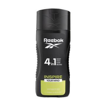 Гель для душа мужской Reebok Inspire Your Mind Hair & Body Shower Gel 4 в 1, 250 мл Гель для душа мужской Reebok Inspire Your Mind Hair & Body Shower Gel 4 в 1, 250 мл