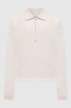 Бежевый лонгслив-поло Darius