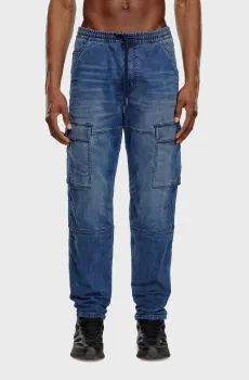 Мужские синие джинсы 2050 D-KROOLEY-CARGO JOGG Синий 28 Diesel A11865 068LX