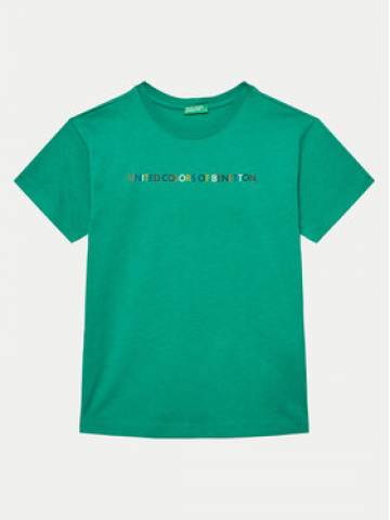 United Colors Of Benetton Футболка 3I1XC10JL Зелений Regular Fit United Colors Of Benetton Футболка 3I1XC10JL Зелений Regular Fit