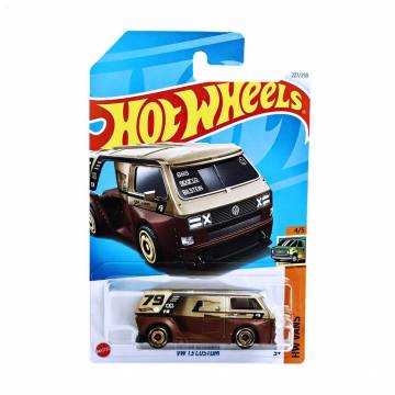Базовый автомобиль Hot Wheels Vw T3 Custom, коричнево-золотой, от 3 лет, 11*3.5*11 см (5785) Базовый автомобиль Hot Wheels Vw T3 Custom, коричнево-золотой, от 3 лет, 11*3.5*11 см (5785)