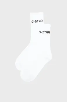 Мужские белые носки Sport sock 2-pack Белый 43-46 G-Star RAW D24884,D644
