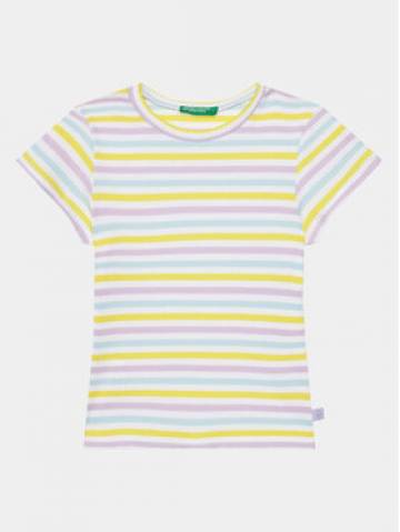 United Colors Of Benetton Футболка 3W5BG10D4 Кольоровий Slim Fit United Colors Of Benetton Футболка 3W5BG10D4 Кольоровий Slim Fit