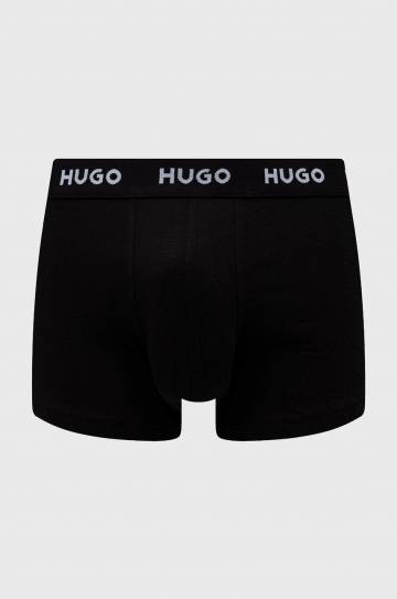 Боксеры HUGO 3 шт мужские цвет чёрный Боксеры HUGO 3 шт мужские цвет чёрный