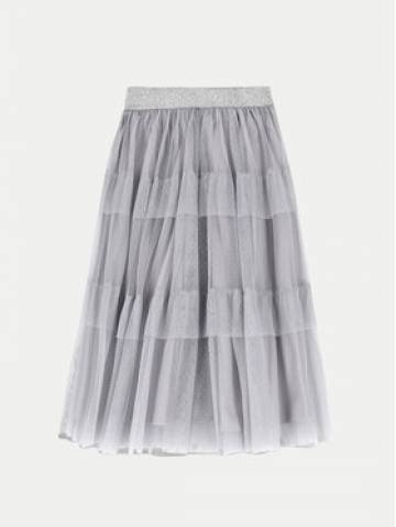 Coccodrillo Спідниця з фатину ZC4124101EPG Сірий Regular Fit Coccodrillo Спідниця з фатину ZC4124101EPG Сірий Regular Fit