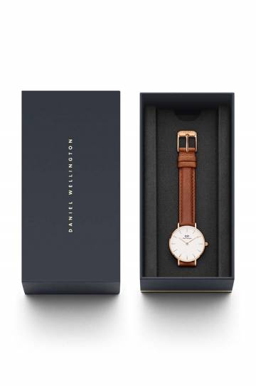 Часы Daniel Wellington Petite 28 Durham цвет оранжевый Часы Daniel Wellington Petite 28 Durham цвет оранжевый