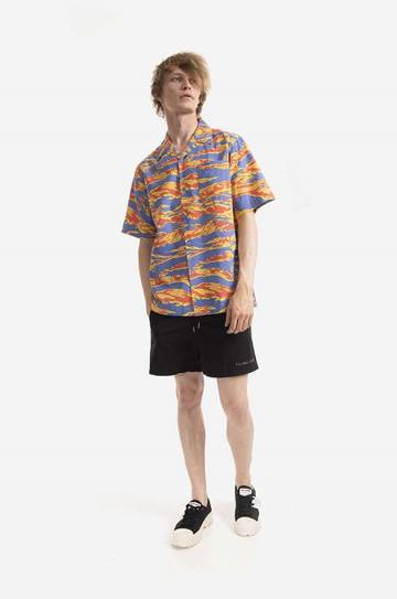 Хлопковая рубашка Maharishi Tigerskins x Warhol мужская relaxed 8172.UNION-UNION Хлопковая рубашка Maharishi Tigerskins x Warhol мужская relaxed 8172.UNION-UNION