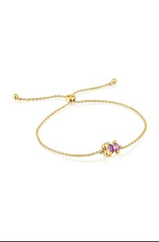 Серебряный браслет с позолотой Tous Bold Bear Lab