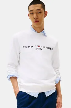 Мужской белый свитшот TOMMY LOGO Белый XL Tommy Hilfiger MW0MW11596