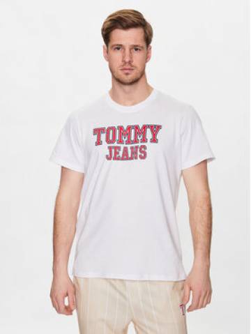 Tommy Jeans Футболка Essential DM0DM16405 Білий Regular Fit Tommy Jeans Футболка Essential DM0DM16405 Білий Regular Fit