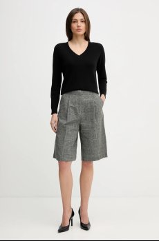 Шорты с примесью льна United Colors of Benetton