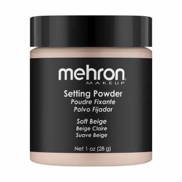 Финишная пудра-фиксатор для лица Mehron Ultrafine Setting Powder, Soft Beige, 28 г Финишная пудра-фиксатор для лица Mehron Ultrafine Setting Powder, Soft Beige, 28 г