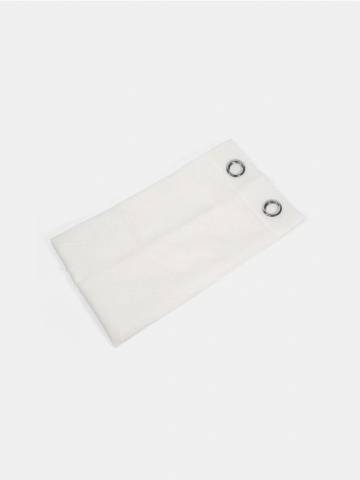 Штора на люверсах - білий