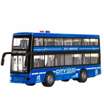 Автомодель DIY Toys Інерційний двоповерховий автобус синій (CJ-4023760/2) Автомодель DIY Toys Інерційний двоповерховий автобус синій (CJ-4023760/2)