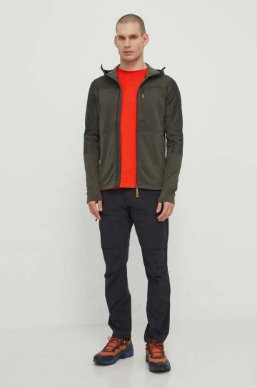 Футболка Fjallraven 1960 Logo T-shirt мужская цвет оранжевый с принтом F87313 Футболка Fjallraven 1960 Logo T-shirt мужская цвет оранжевый с принтом F87313