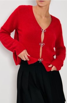 Svetр z bantykamy - червоний