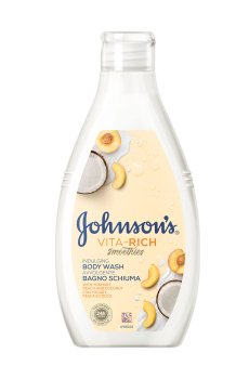 Гель для душа JOHNSONS Vita-Rich Смузи, с йогуртом, кокосом и экстрактом персика, 750 мл