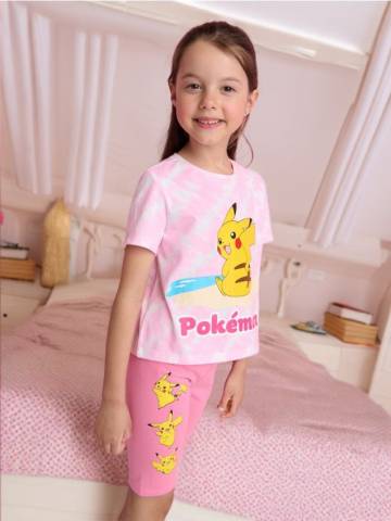 Велосипедні шорти Pokémon 2 pack - пастельний рожевий Велосипедні шорти Pokémon 2 pack - пастельний рожевий