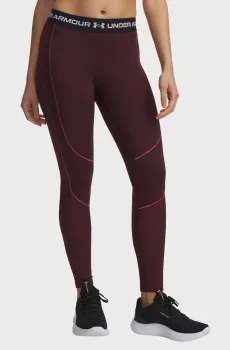 Женские бордовые термобрюки UA ColdGear Novelty Legging Бордовый XL Under Armour 6003997-600