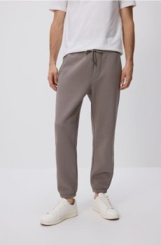 Reserved - Спортивні штани regular fit - середньо-сірий - 167EF-85X