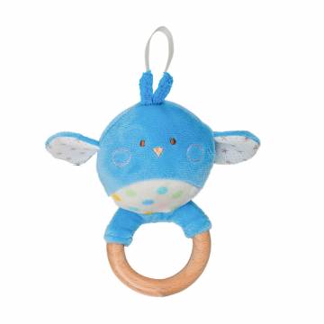 Игрушка-погремушка Elfiki & Friends Птичка Пипо, c деревянным грызунком, с рождения (ІГ-0114) Игрушка-погремушка Elfiki & Friends Птичка Пипо, c деревянным грызунком, с рождения (ІГ-0114)