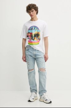 Хлопковая футболка HUGO