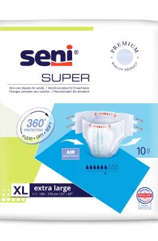Подгузники для взрослых Seni Super Extra Large, 10 шт