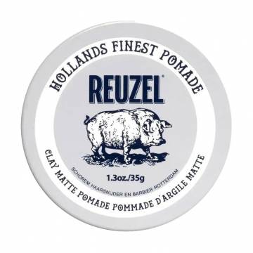 Мужская моделирующая глина для волос Reuzel Clay Matte Pomade, 35 г Мужская моделирующая глина для волос Reuzel Clay Matte Pomade, 35 г