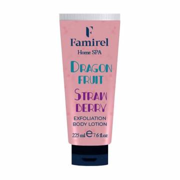 Отшелушивающий пилинг-лосьон для тела Famirel Home Spa Exfoliant Body Lotion, Dragon Fruit & Strawberry, 225 мл Отшелушивающий пилинг-лосьон для тела Famirel Home Spa Exfoliant Body Lotion, Dragon Fruit & Strawberry, 225 мл