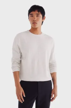 Мужской светло-серый джемпер Серый L SPRINGFIELD 1402509