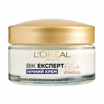 Ночной крем для лица LOreal Paris Возраст эксперт, против морщин, 65+, 50 мл Ночной крем для лица LOreal Paris Возраст эксперт, против морщин, 65+, 50 мл