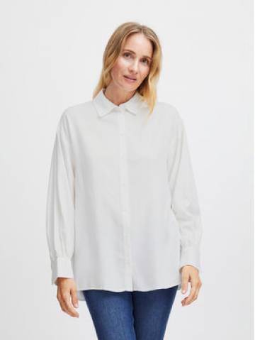 Fransa Сорочка 20612465 Білий Regular Fit Fransa Сорочка 20612465 Білий Regular Fit